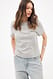 White T-Shirt mit regulärer Passform