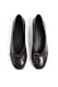 Black Ballerinas mit abgerundeter Form