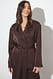 Brown Pyjama-Kimono aus Satin
