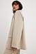 Beige Lässiger Blazer mit Oversize-Passform