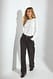 Dark Grey Jeans mit Schlitzdetail