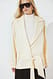 Light Beige weicher taillierter Mid-Trenchcoat