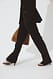 Dark Grey gerade geschnittene Anzughose mit mittlerer Taille