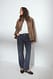 Dark Grey gerade Jeans mit niedriger Taille