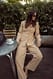 Camel gerade geschnittene Hose mit mittlerer Taille
