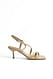 Beige High Heels mit Riemchen