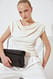 Light Yellow strukturiertes Top mit Schulterpolstern