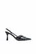 Black Stud Detailed Pumps