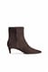 Tan Ankle-Boots aus Wildleder
