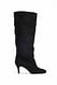 Black Stiefel aus Wildleder