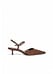 Brown Pumps aus Wildleder