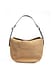 Tan Schultertasche aus Wildleder