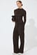 Black taillierte Hose mit mittlerer Taille