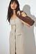 Black Tailored Square Neck Maxi Dress