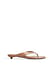 Camel Mini-Absatzschuhe mit String