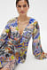Print Top mit Schnürdetail