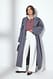 White weite Hose mit mittlerer Taille und Taschendetail
