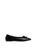 Dark Brown Woven Ballerinas