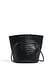 Black Eimer-Tasche aus gewebtem Leder