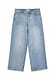 Losse lange jeans met lage taille