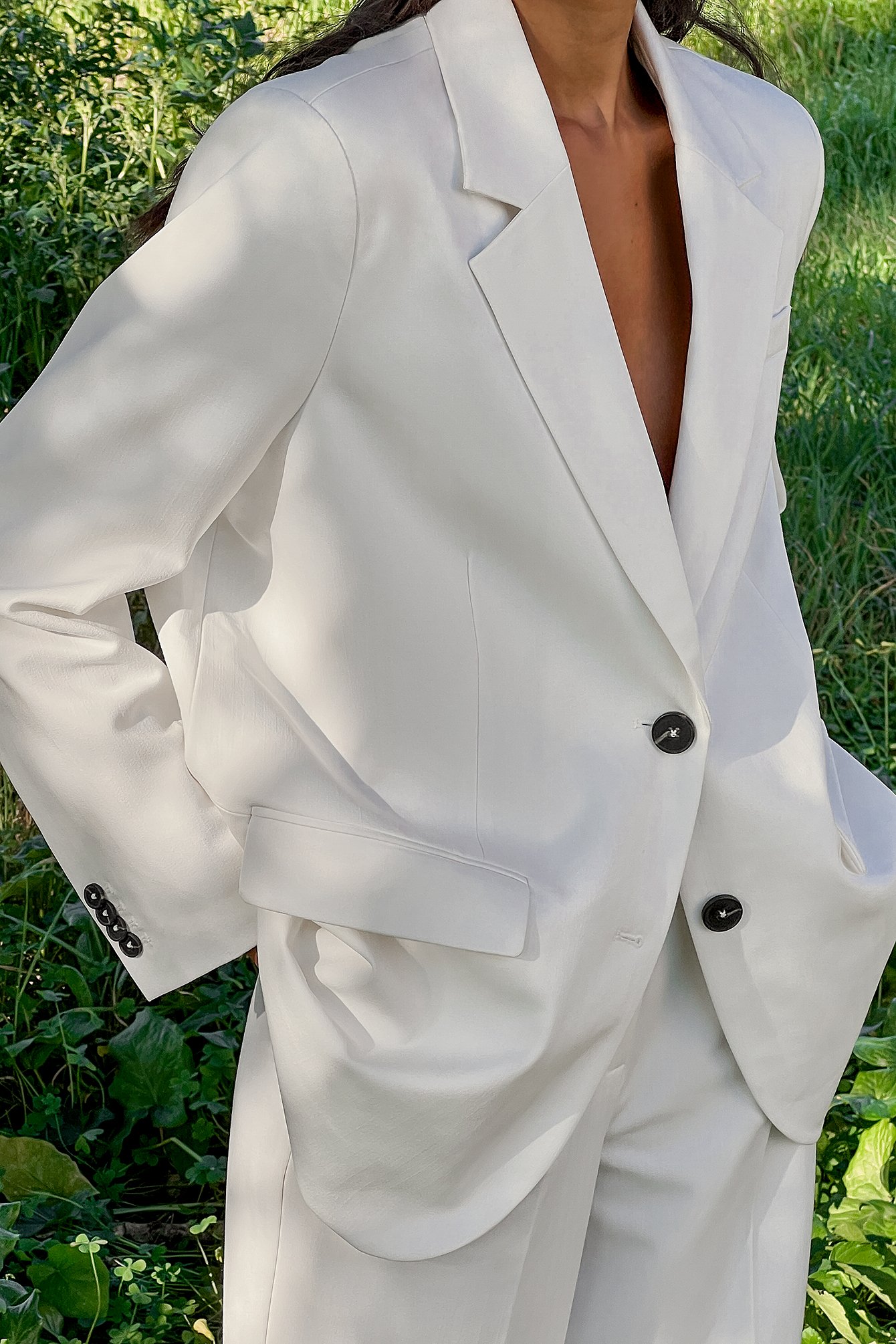White Oversize blazer
