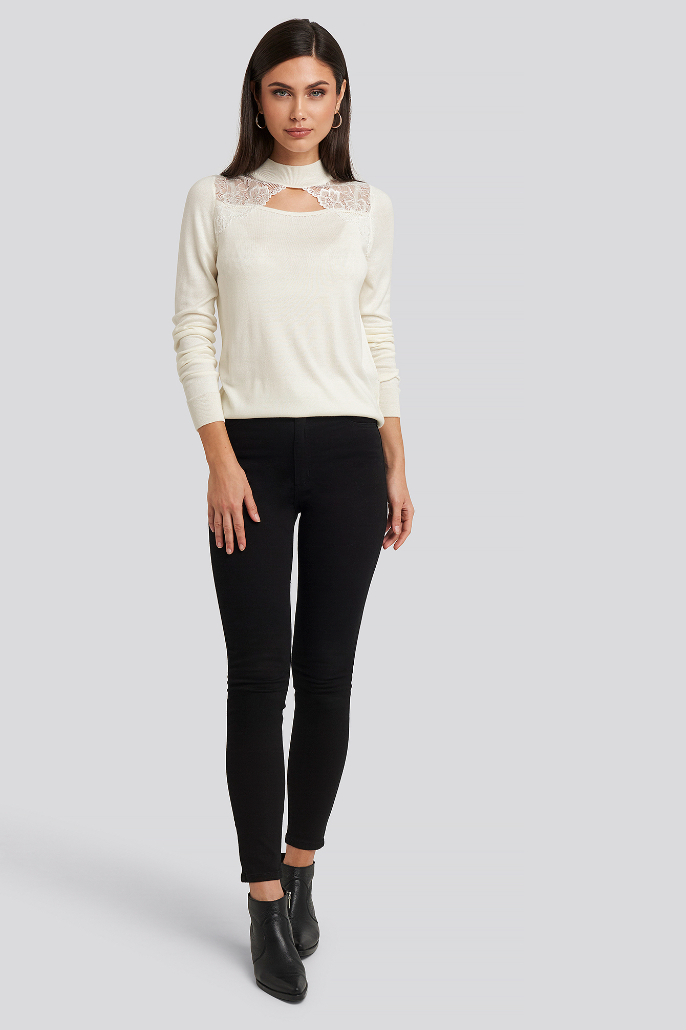 A High Skinny Ankle Basher Jeans Black Magic