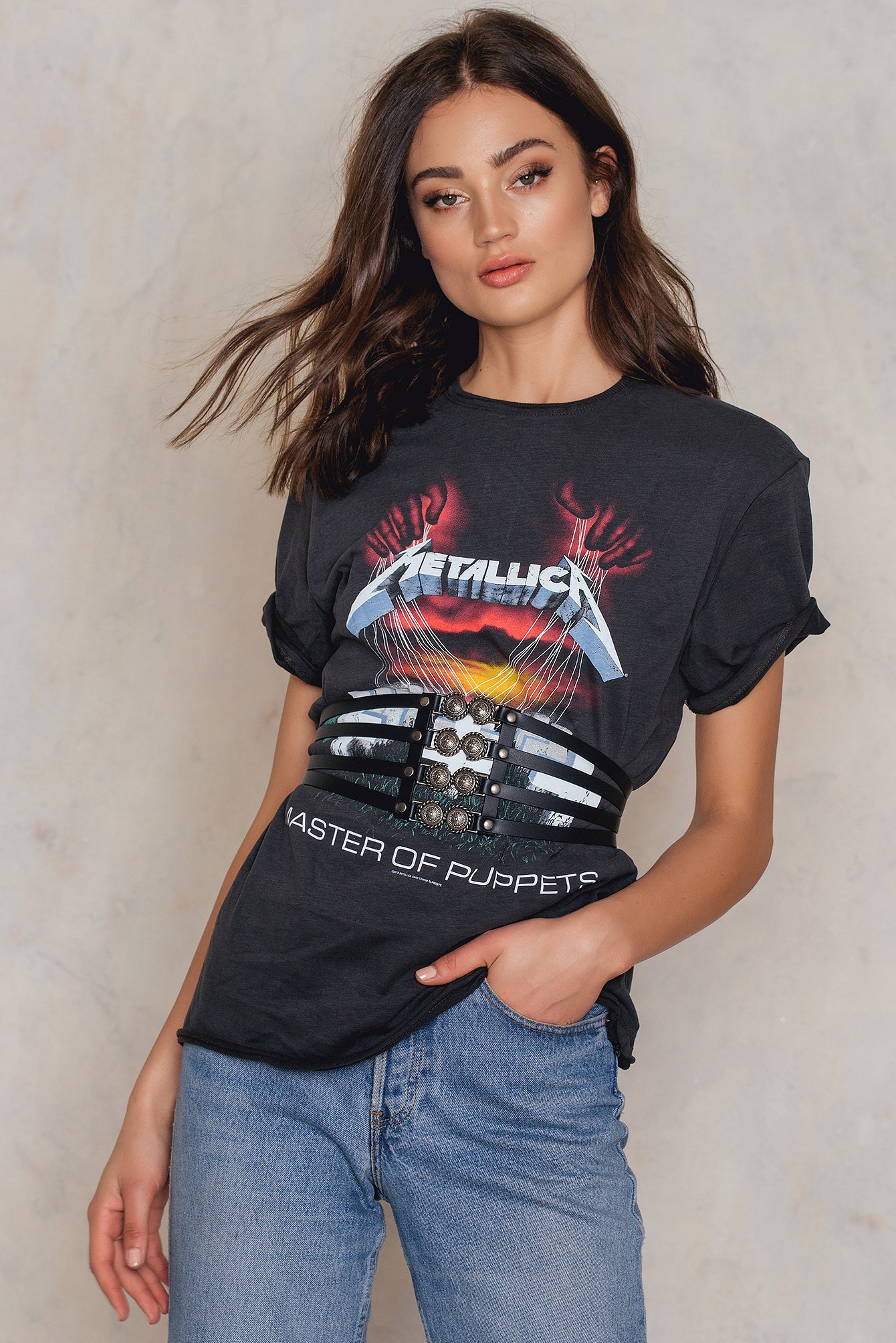 Metallica Master Of Puppets T-Shirt Black | NA-KD