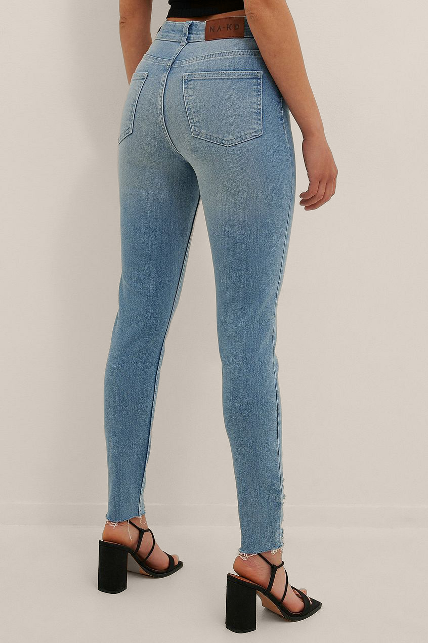 Slim Fit Jeans Blue | na-kd.com