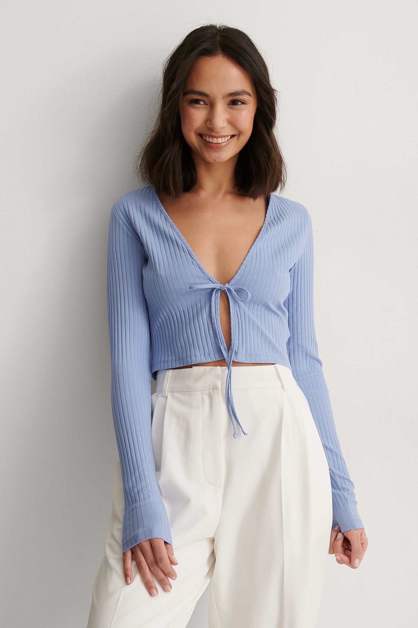 tie cardigan