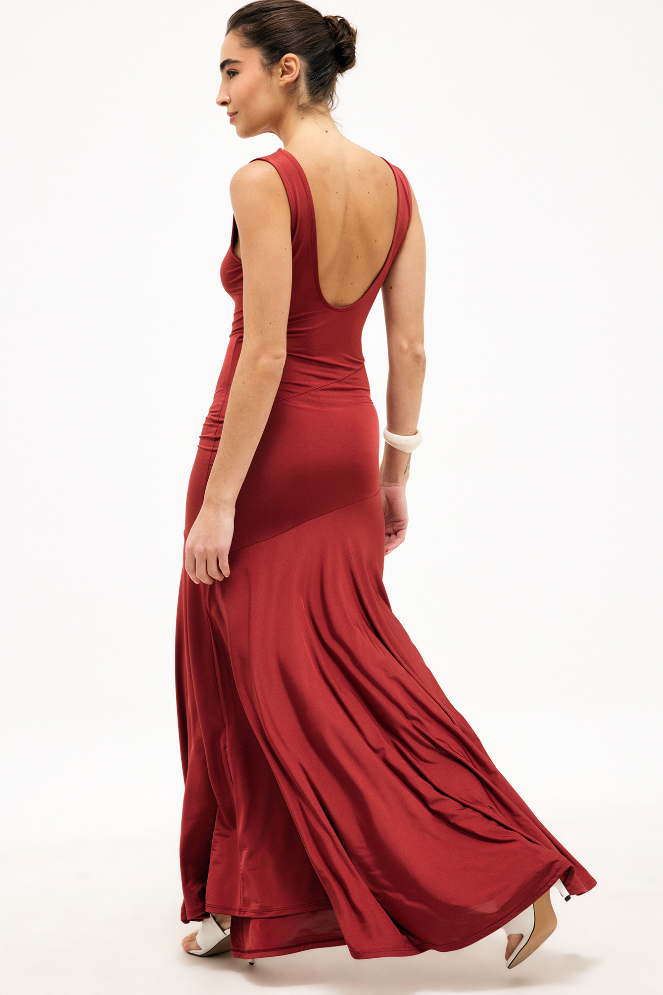 Womens Orange Jersey Dresses | NA-KD Womens Orange Jersey Dresses | NA-KD