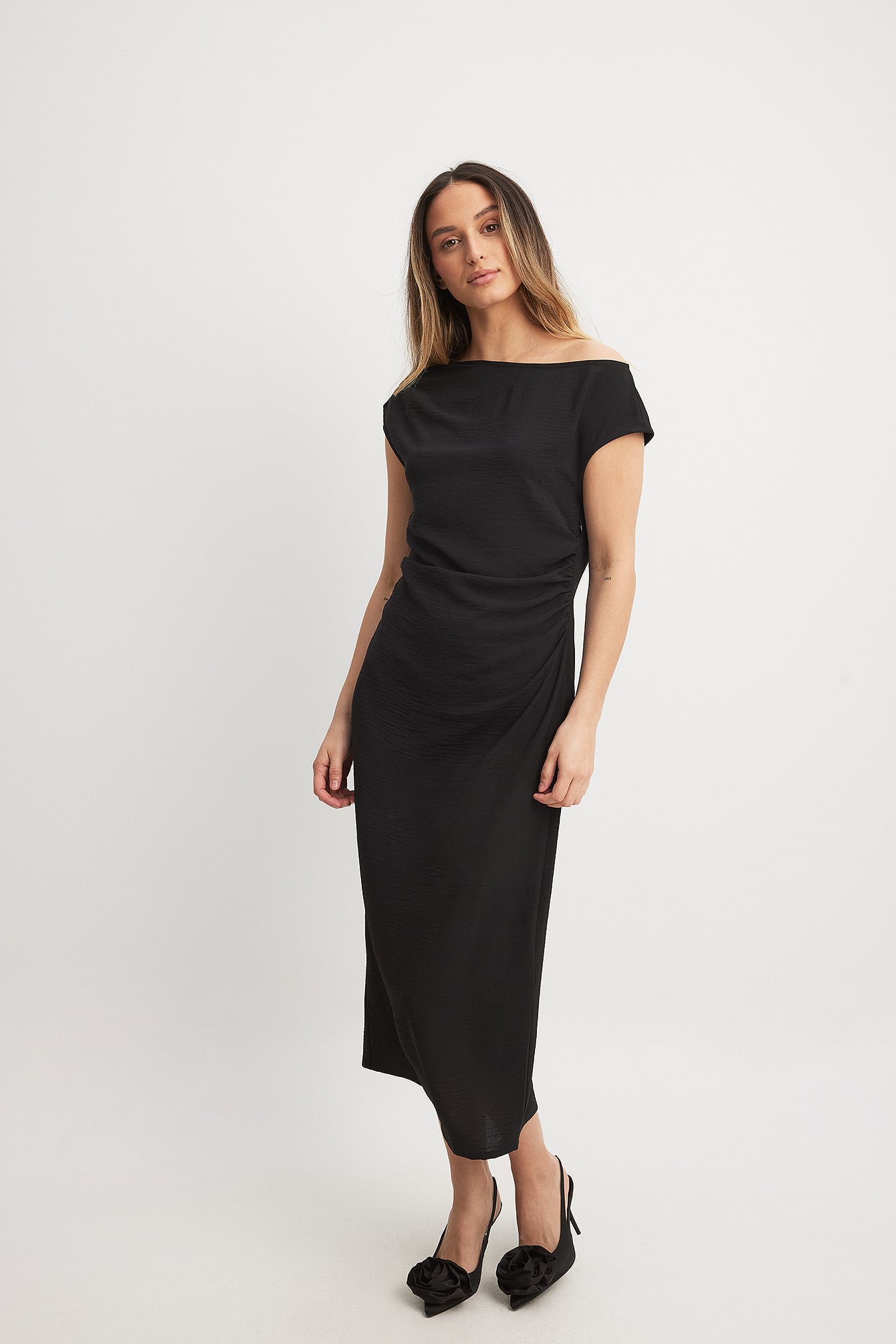 Asymmetric Midi Dress