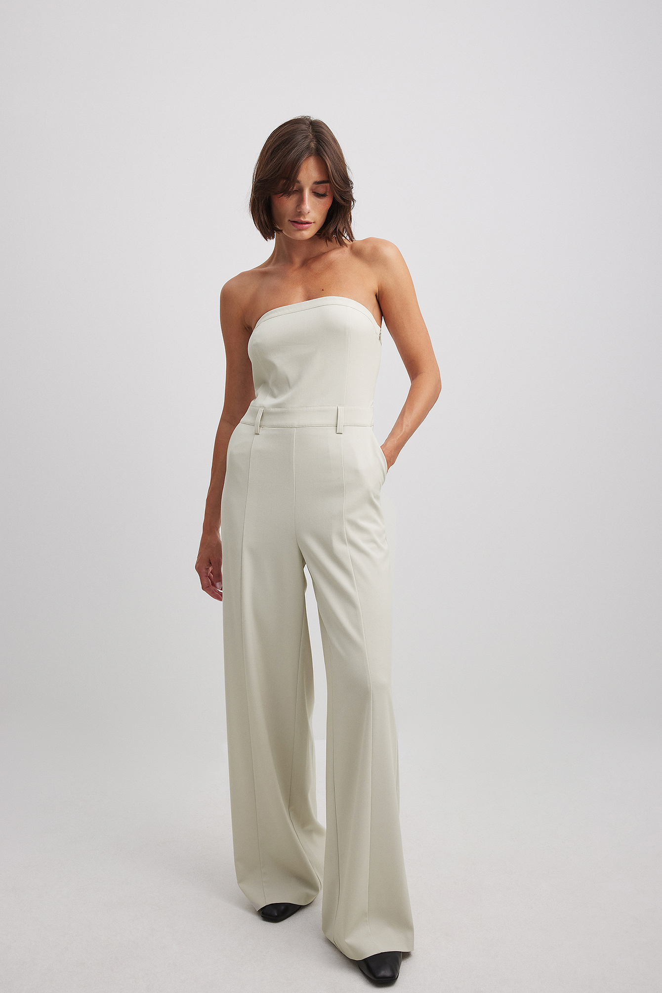 Jumpsuits, Women's Strapless, Bandeau & Pleated