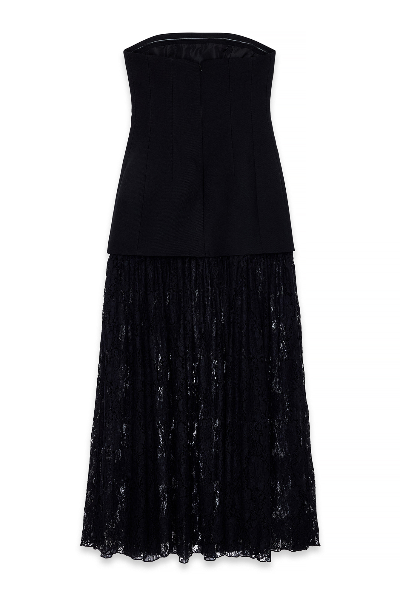 Draped Maxi Mesh Dress Black | NA-KD