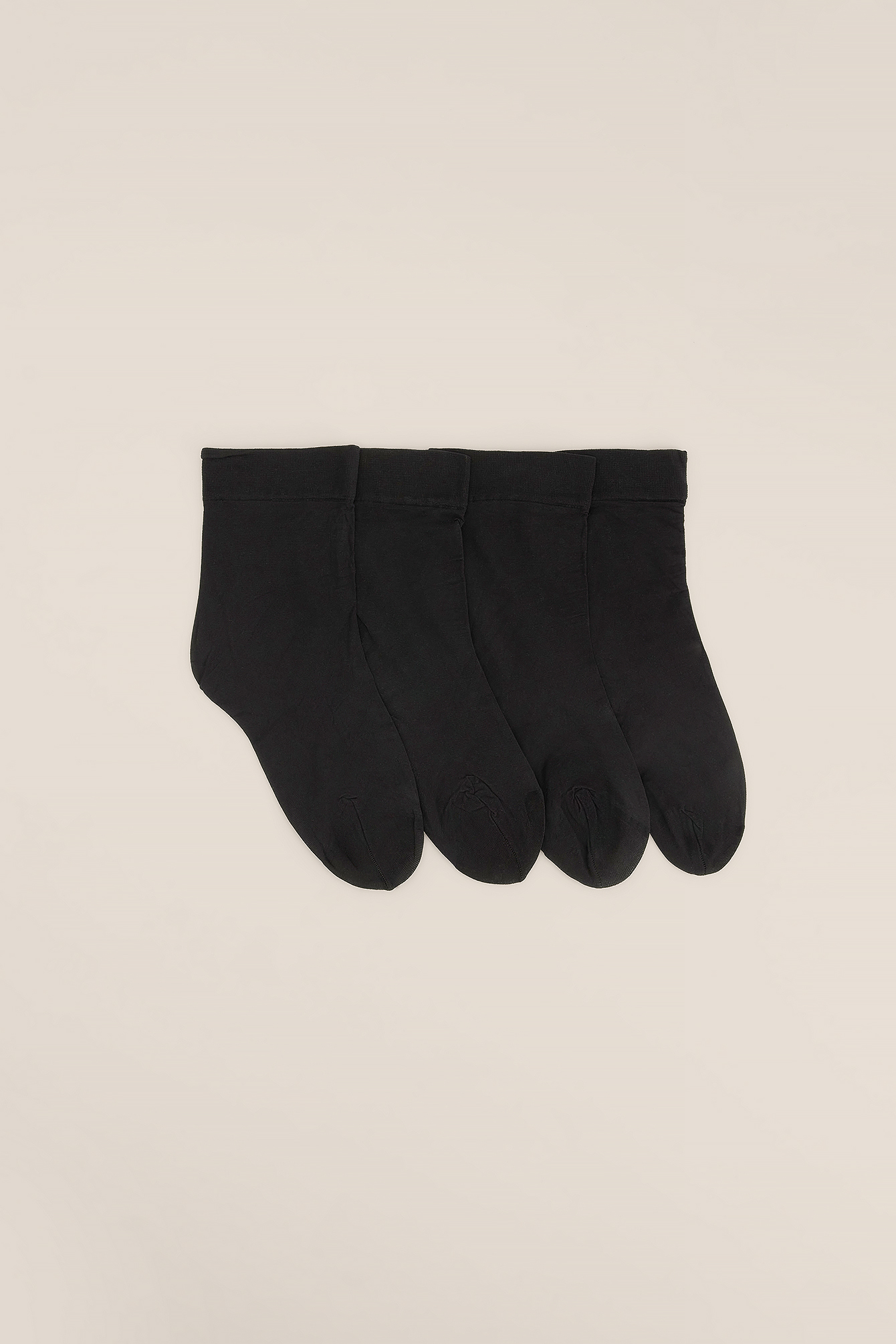 NA-KD Lingerie Basic sokker 20 DEN 4-pakning - Black