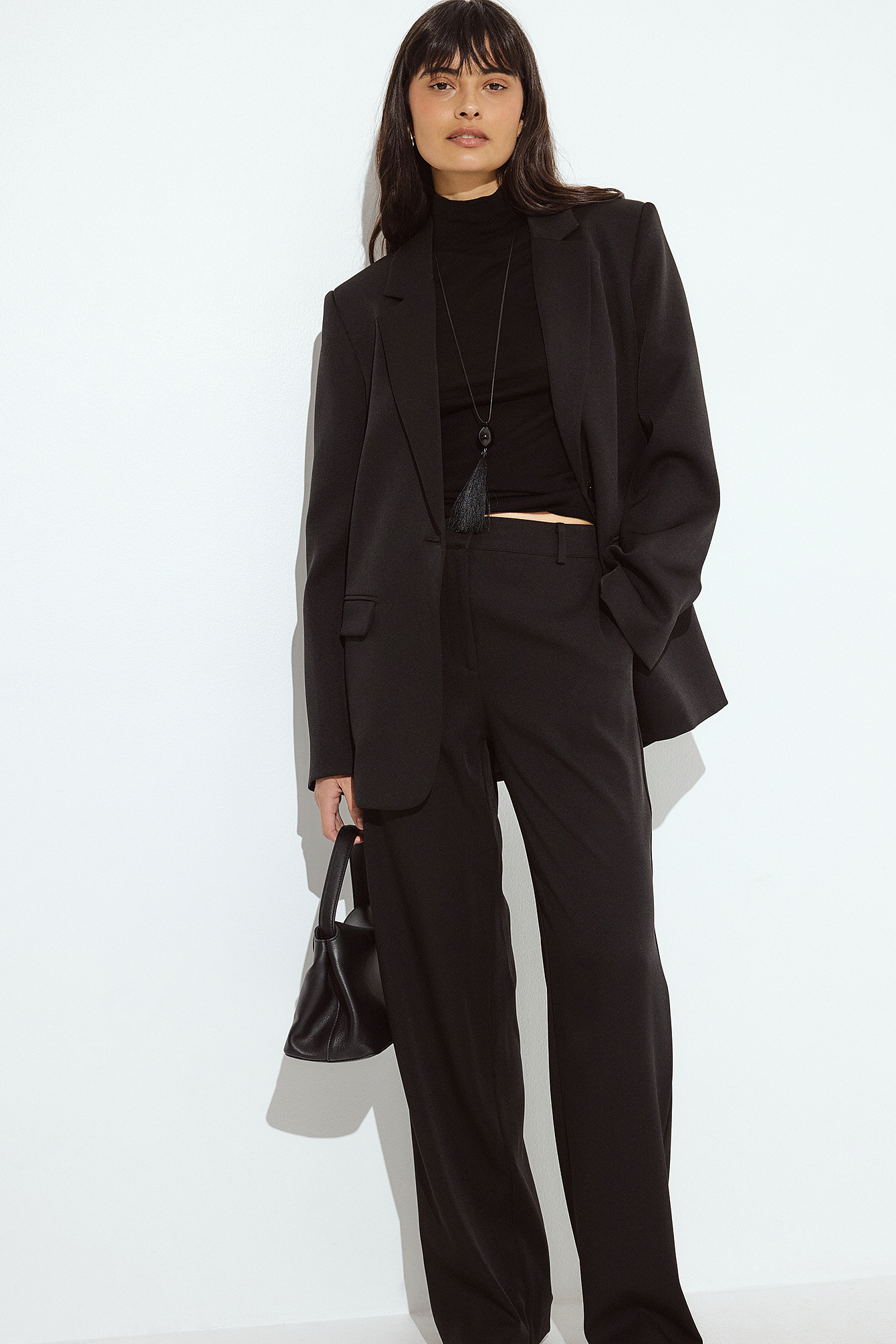 Basic kostuumbroek - Business broek dames - Zwart - EU 32 - NA-KD / NAKD