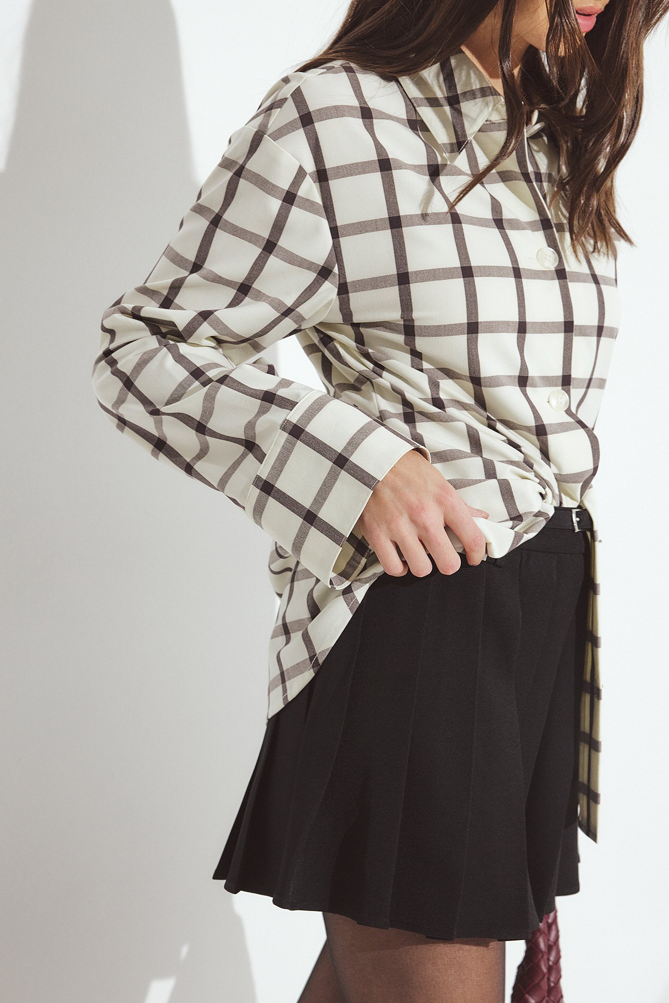 NA-KD Belted Mini Skirt - Pleated Skirts - Black - EU 38 - NA-KD / NAKD