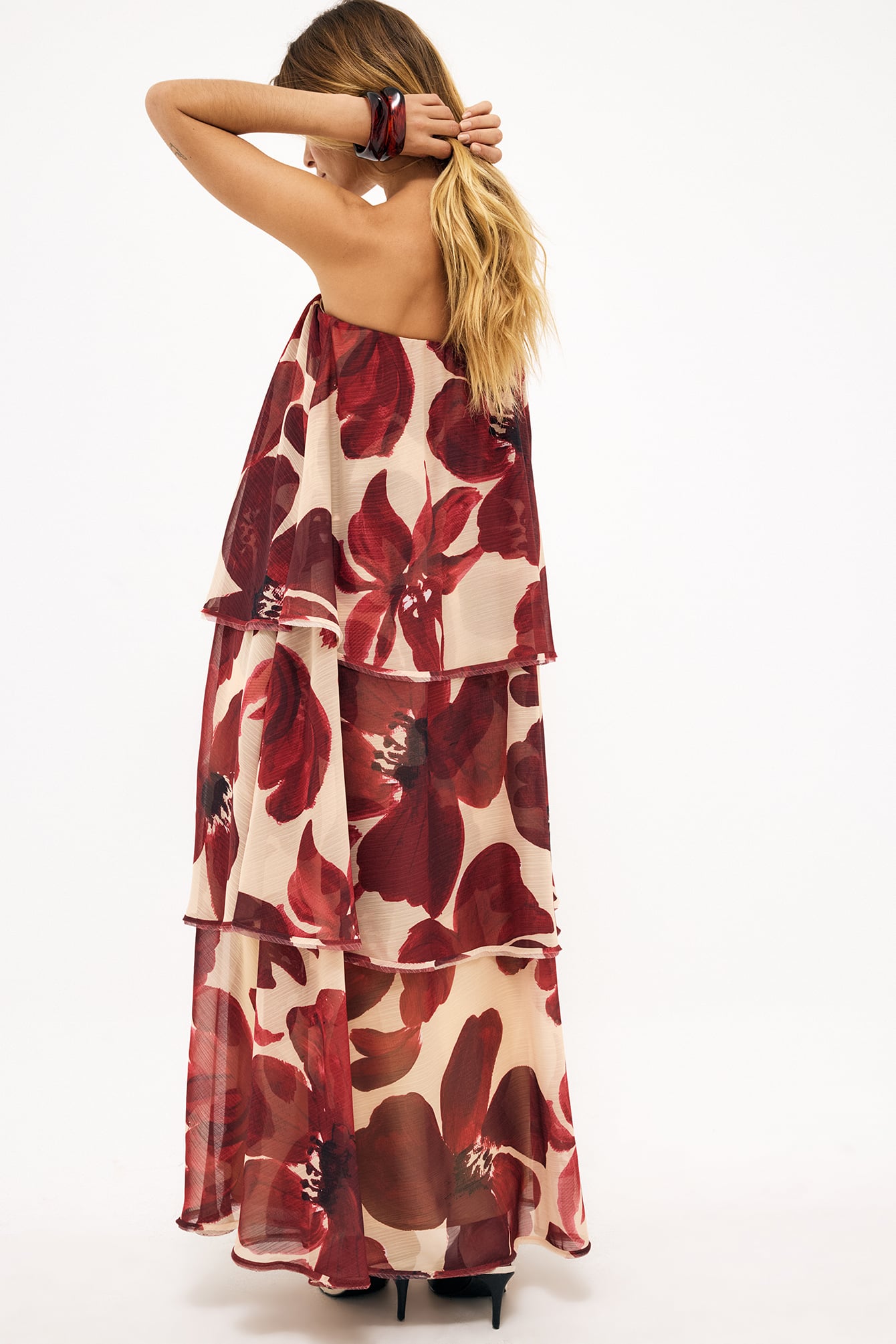 chinese dress ladies Autumn Petal Dress – Copper + Cloth main image 1