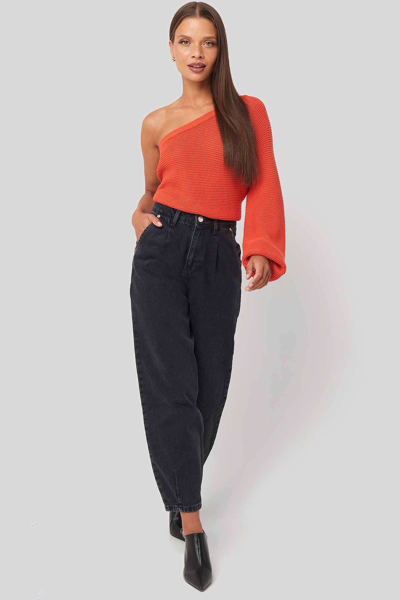 Slouchy Jeans Dark Grey