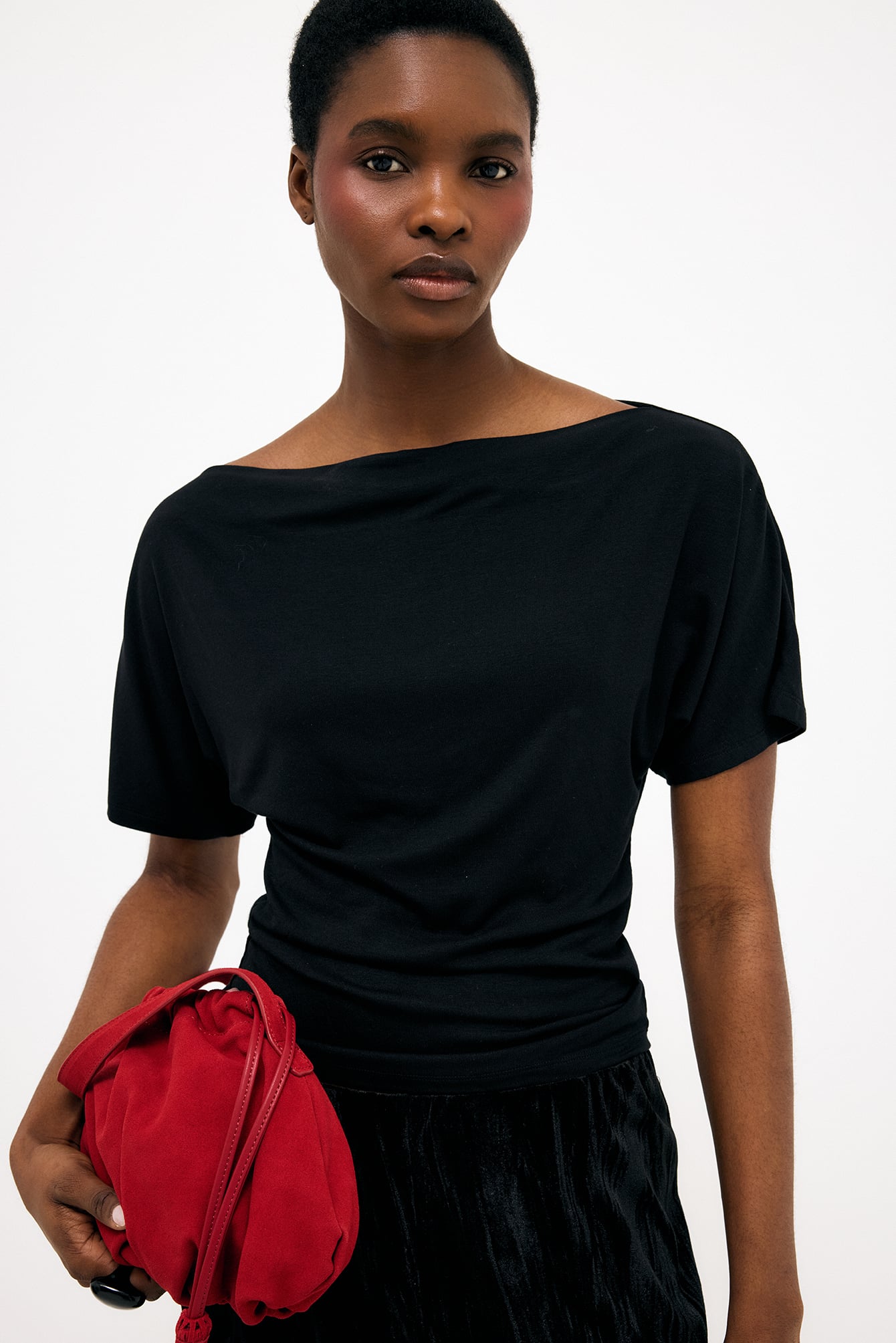T-shirt d'été court pour femme - Manches courtes - Style urbain