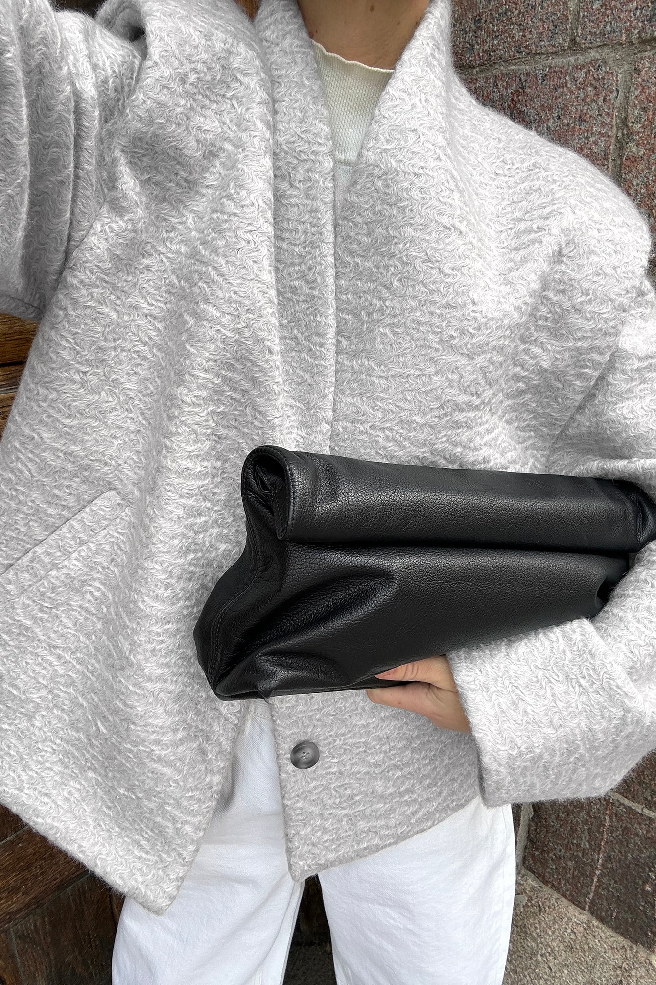 Boucle Jacket Grey | NA-KD