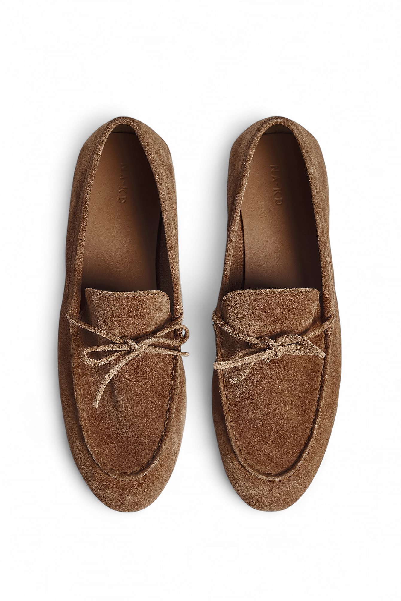 Premium Selection Slim Suede Moccasins - Flats - Brown - EU 40 - NA-KD / NAKD
