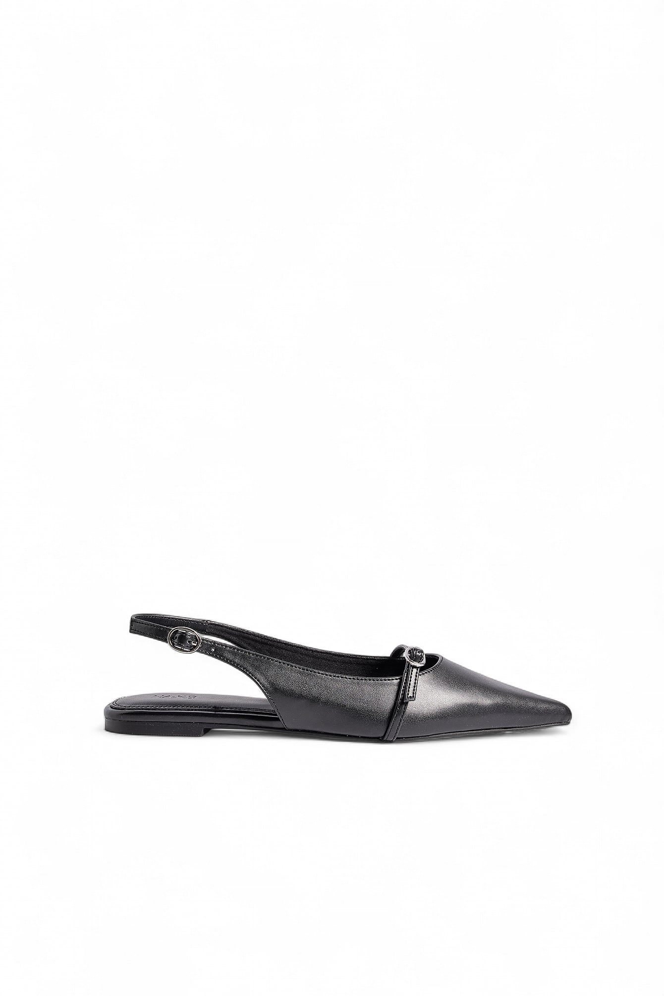 Ballerinaskor med slingback och spännedetalj - Lågskor - Svart - EU 36 - NA-KD / NAKD