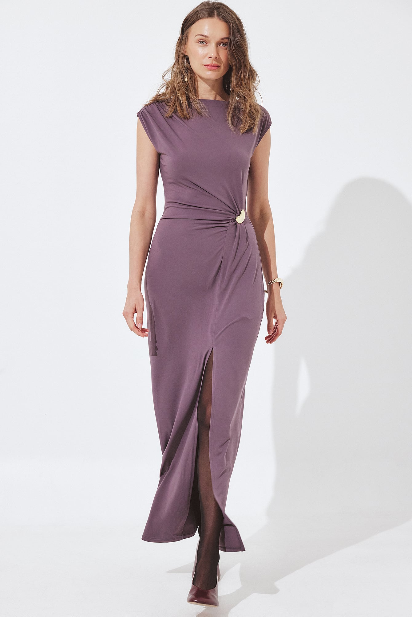 na kd purple dress Buy NA-KD Plain Halter Neck Maxi Dress Online