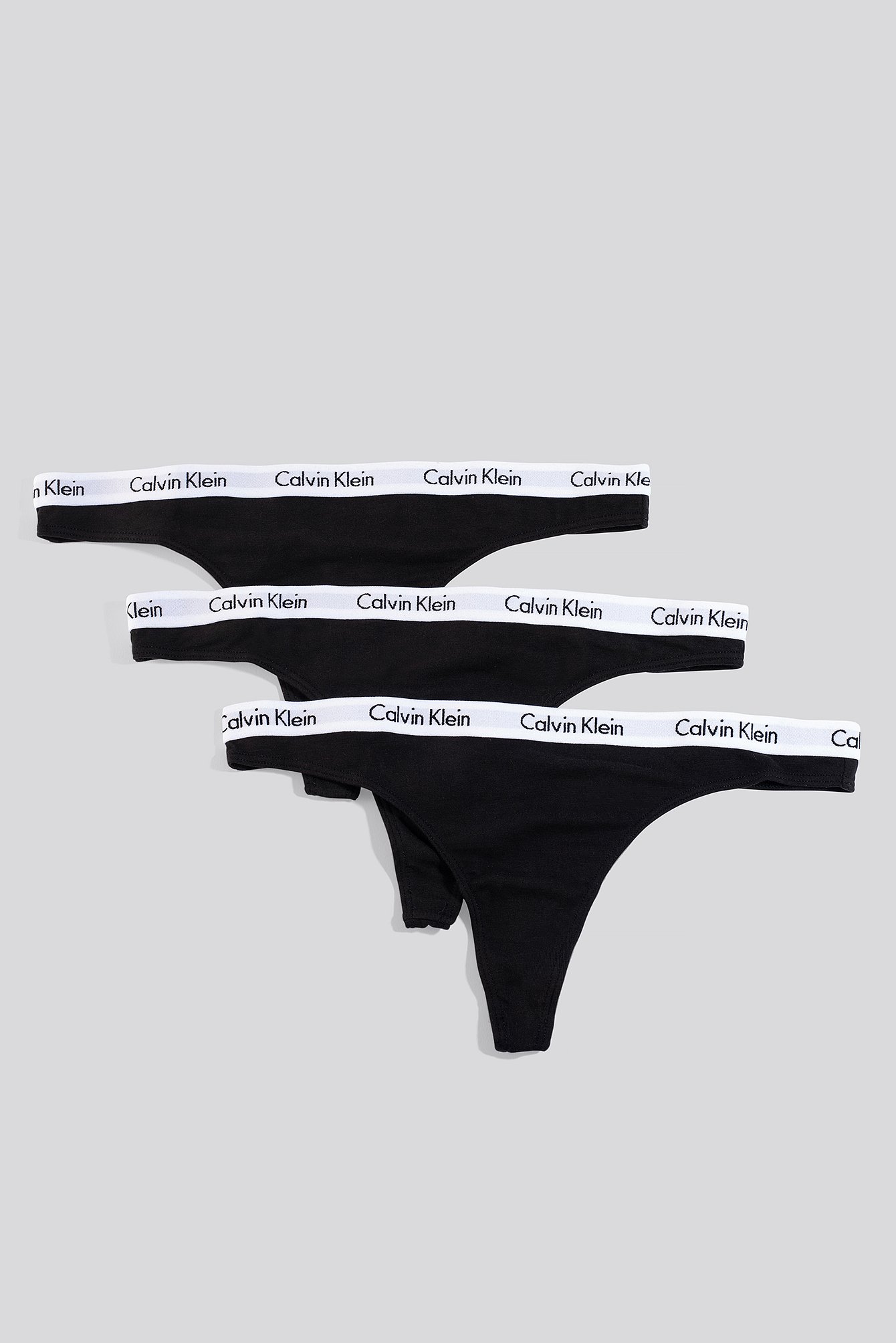 3-pack Thong Carousel Black | NA-KD
