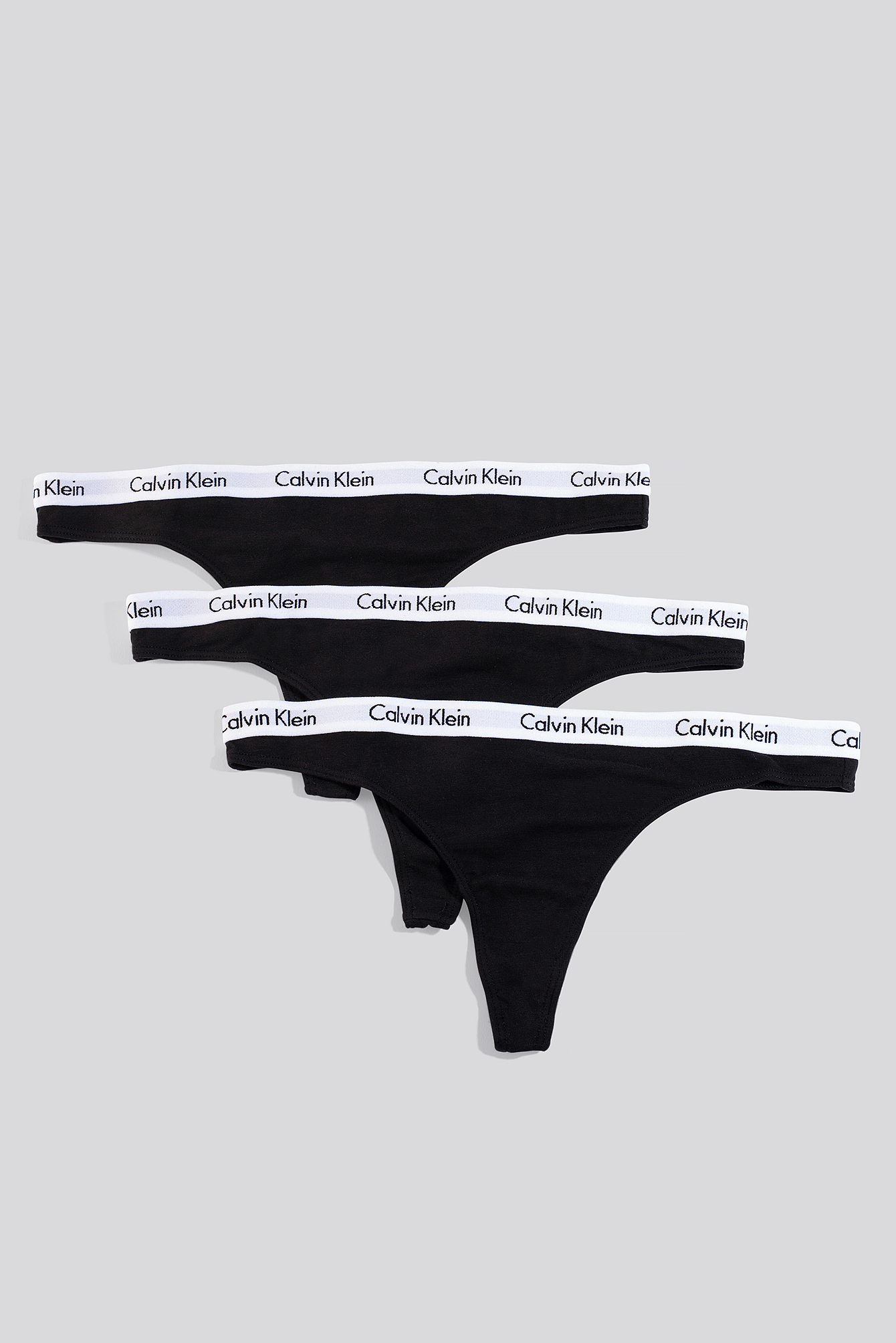 3-pack Thong Carousel Black/Black