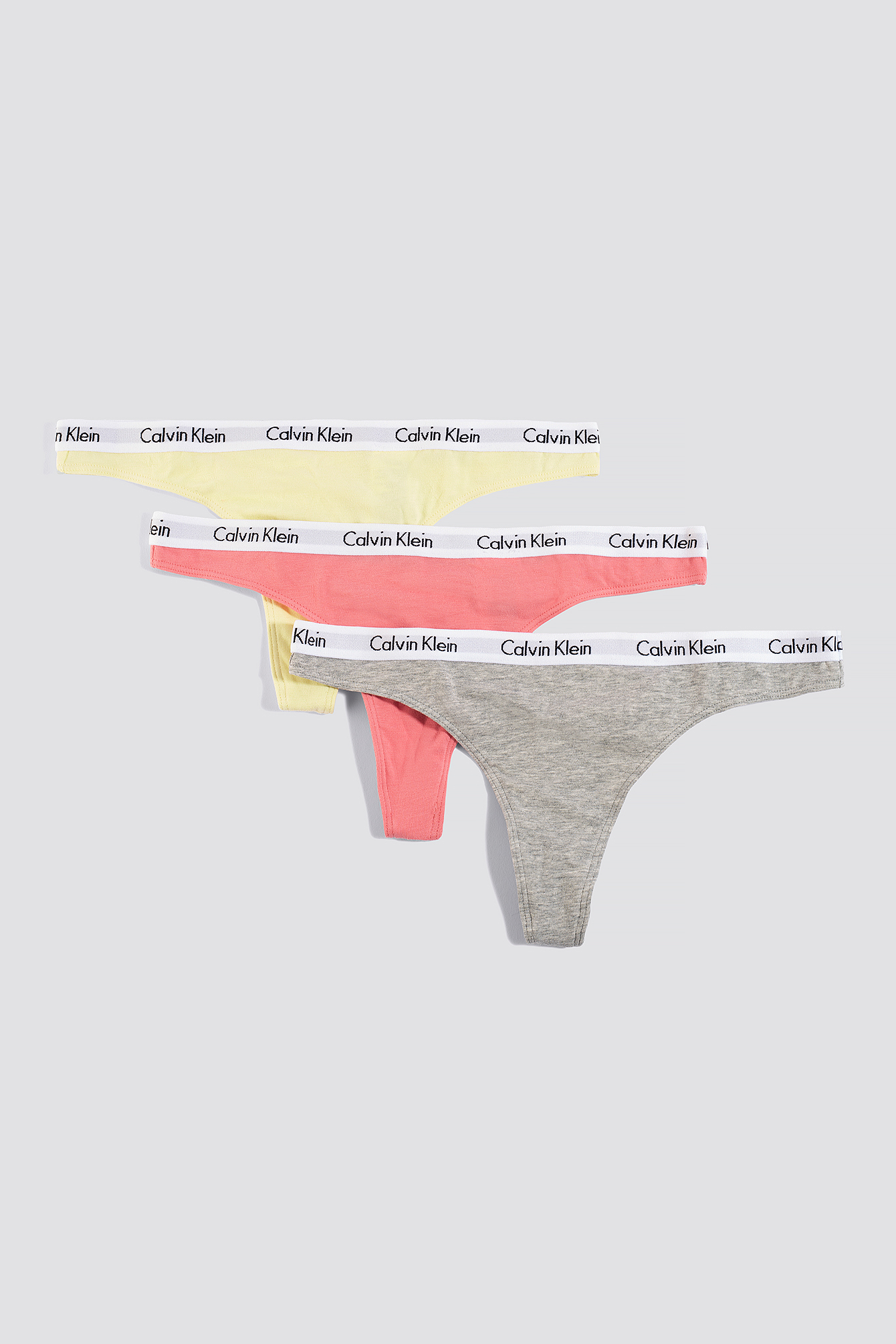 3-pack Thong Carousel Pomelo/Polar Lights/Grey