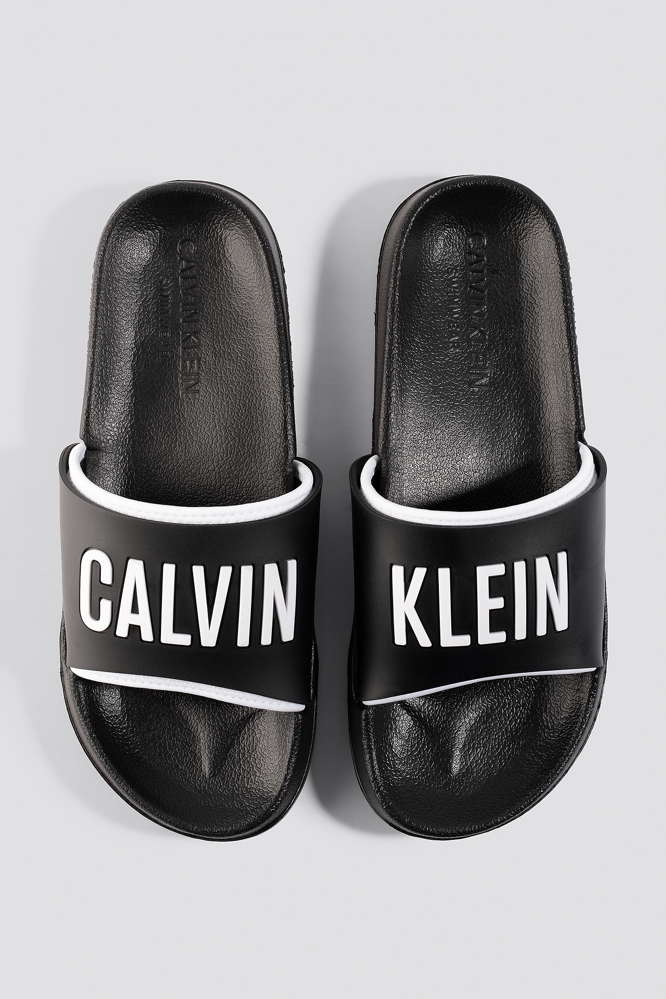 Beach Slides Black/White