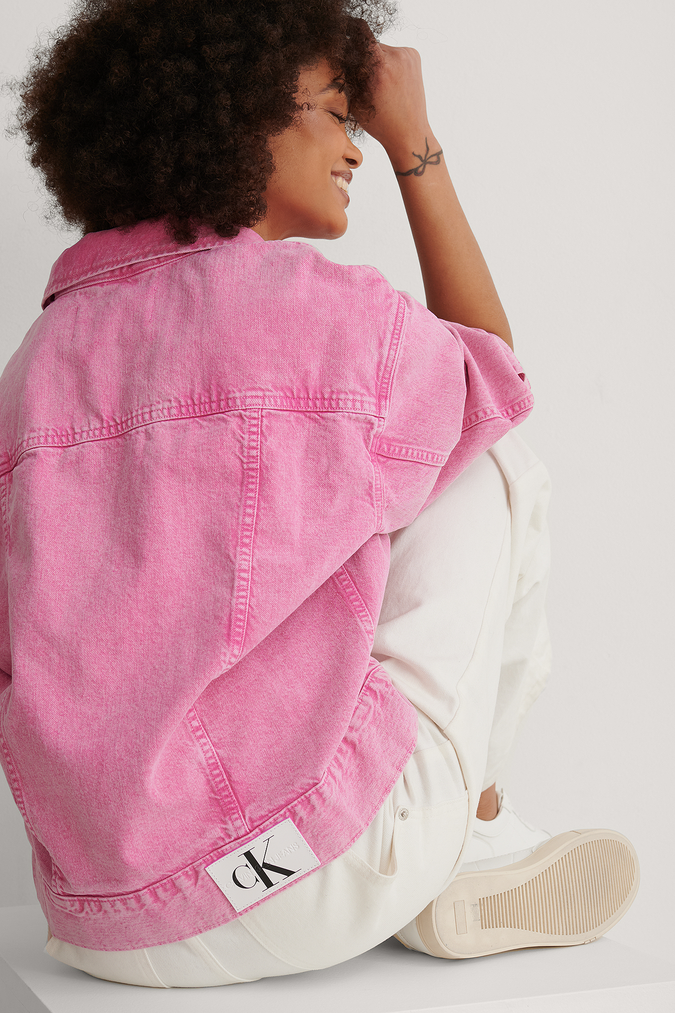 denim jackets pink