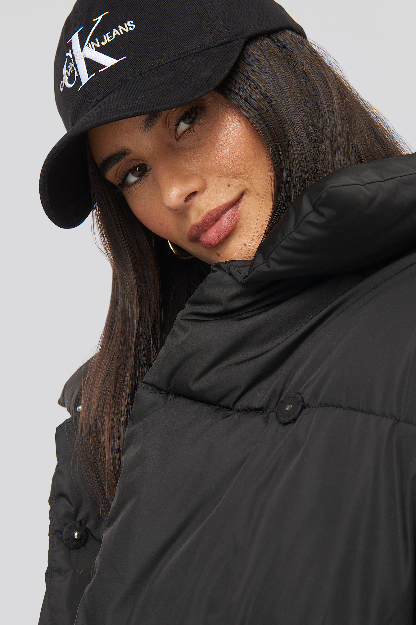 J Embroidery Monogram Cap Black Beauty