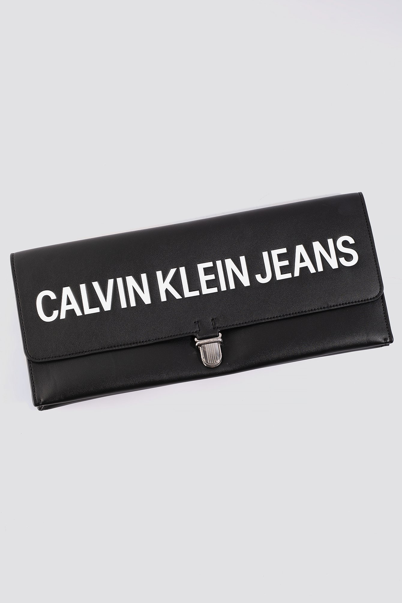 Calvin Klein Sculpted Logo Clutch Bag Black | ModeSens